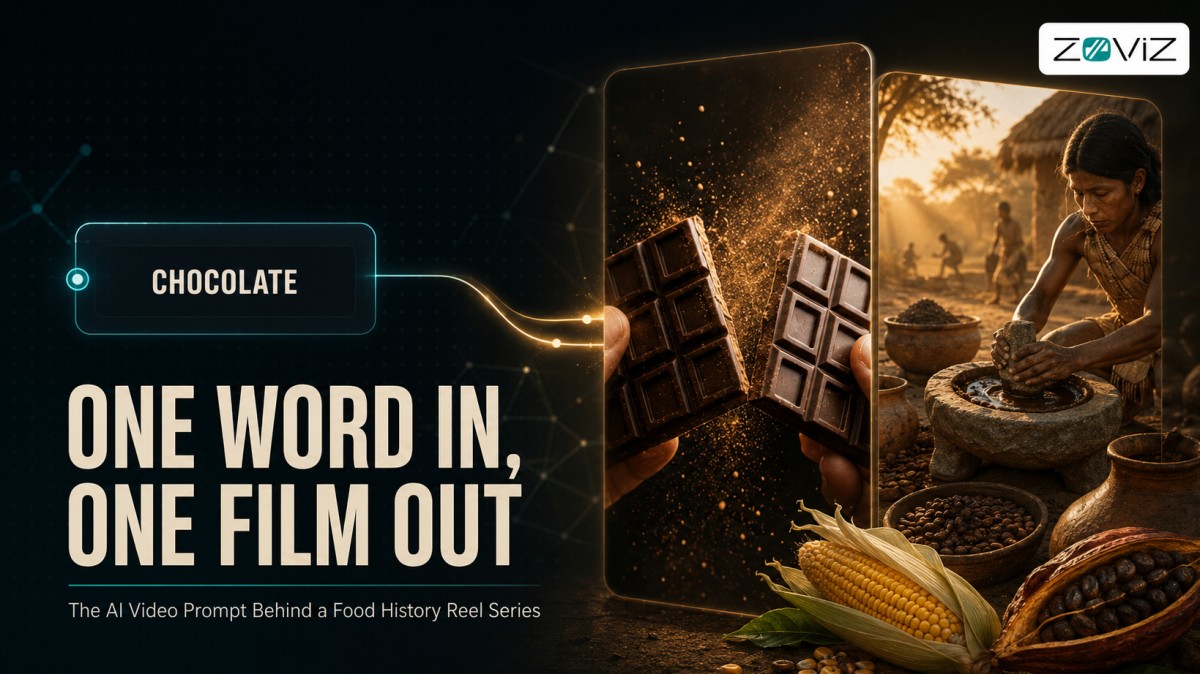 One Word In, One Film Out: The AI Video Prompt Behind a Food History Reel Series
