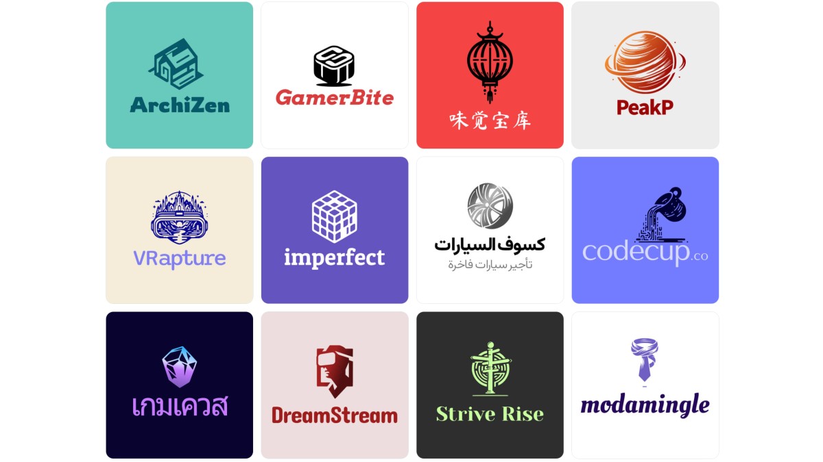3D logos Samples in Zoviz