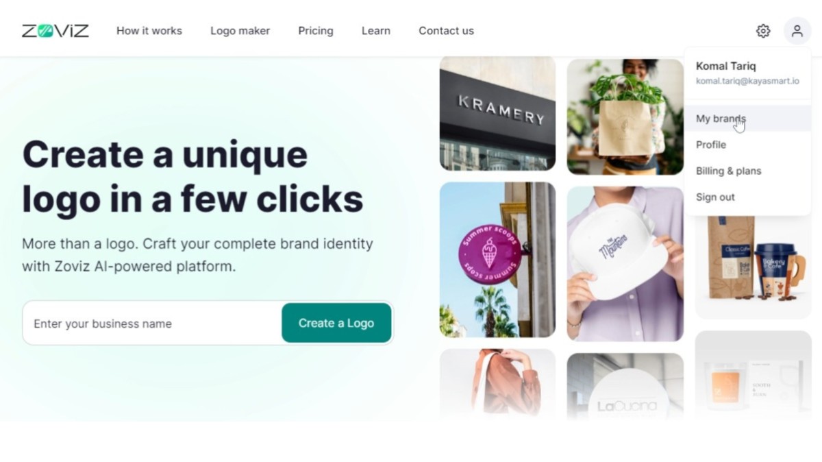 How To Change The Color Of A Logo With Zoviz Logo Maker 