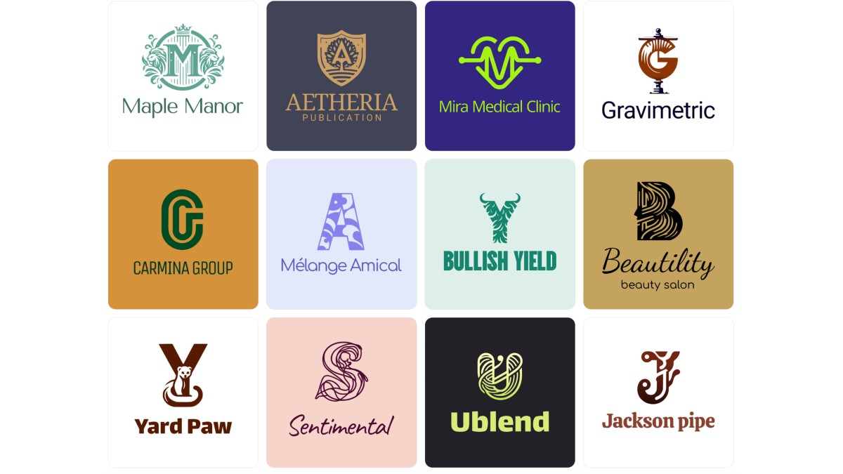 Monogram Logos Examples on Zoviz