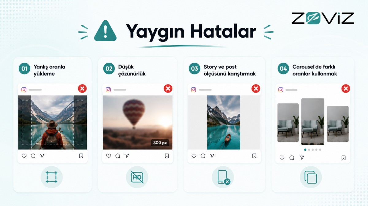 Instagram beden ölçülerinde yapılan yaygın hatalar