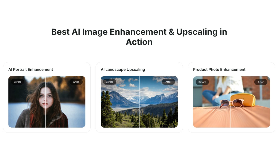 Zoviz's photo upscaler samples