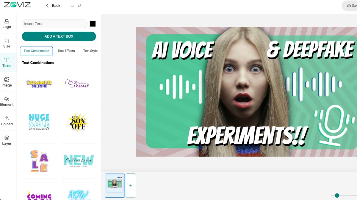Choose Font and Styles for a YT Thumbnail