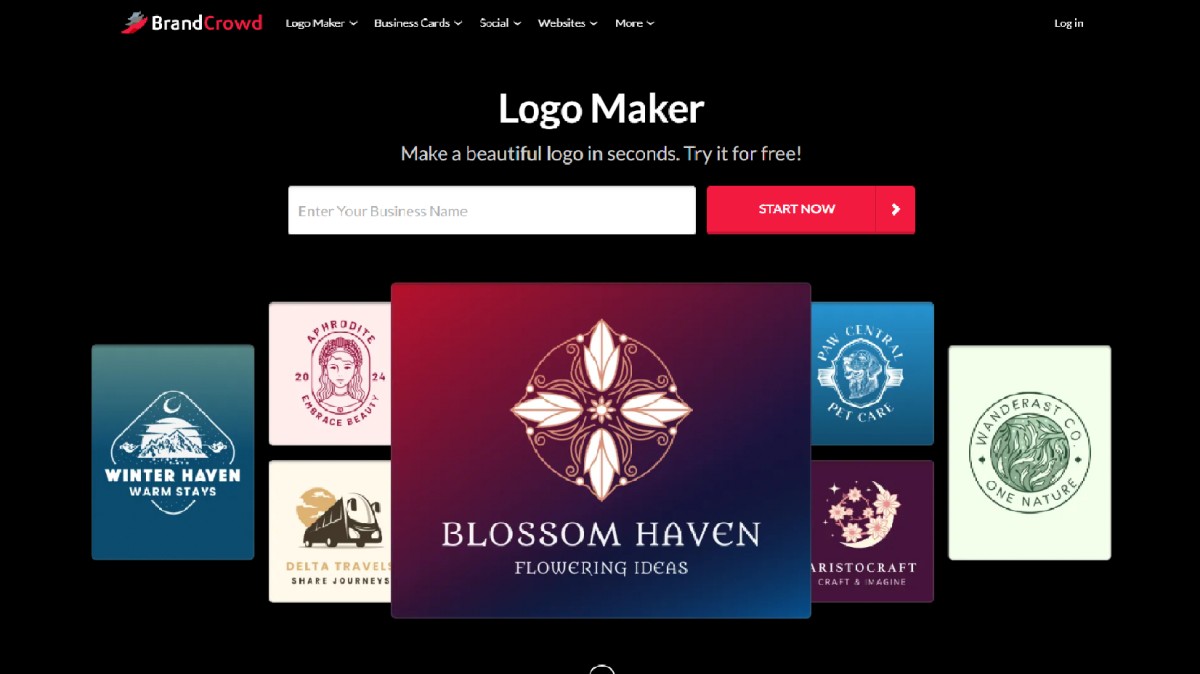 Brandcrowd logo maker