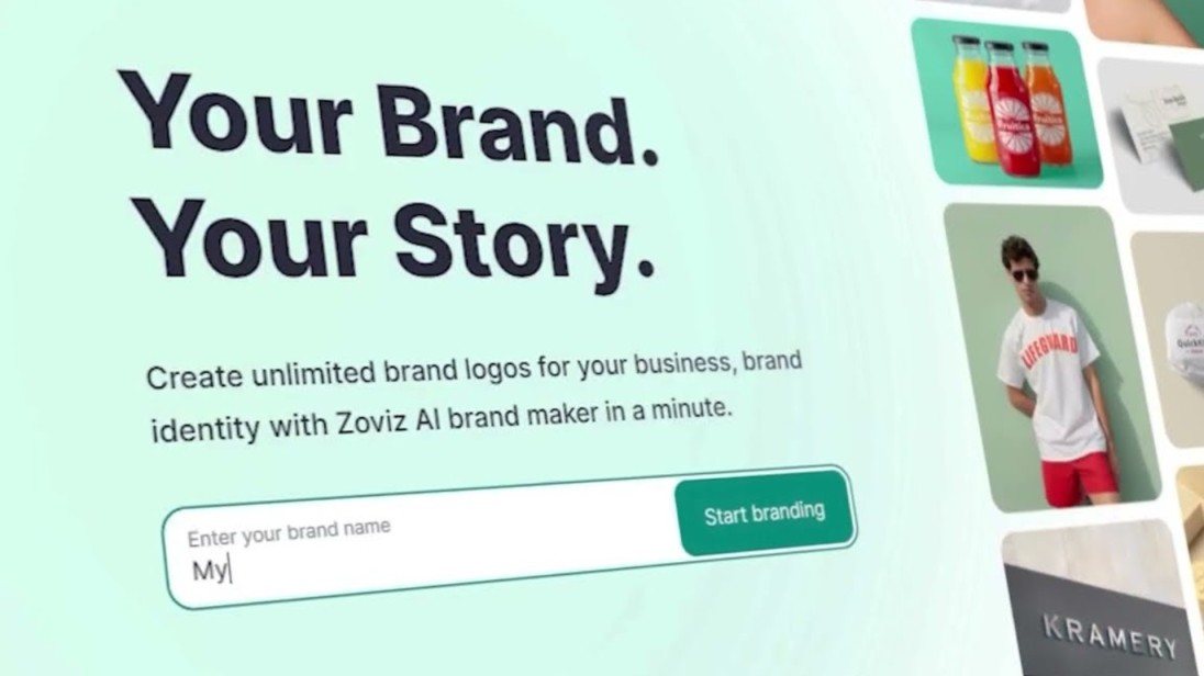 Zoviz ai logo maker tool