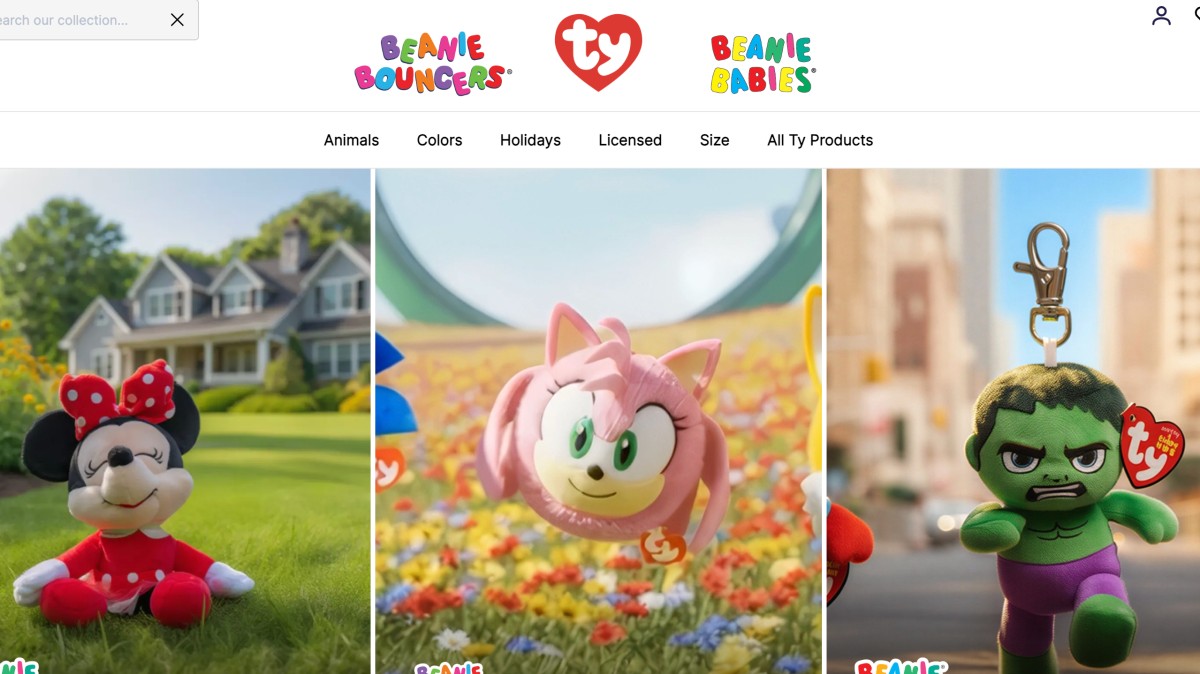 Beanie Bouncers website Screenshot