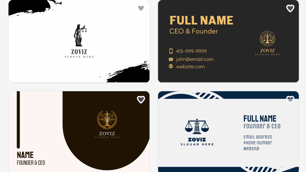 Some of Design.com cards templates