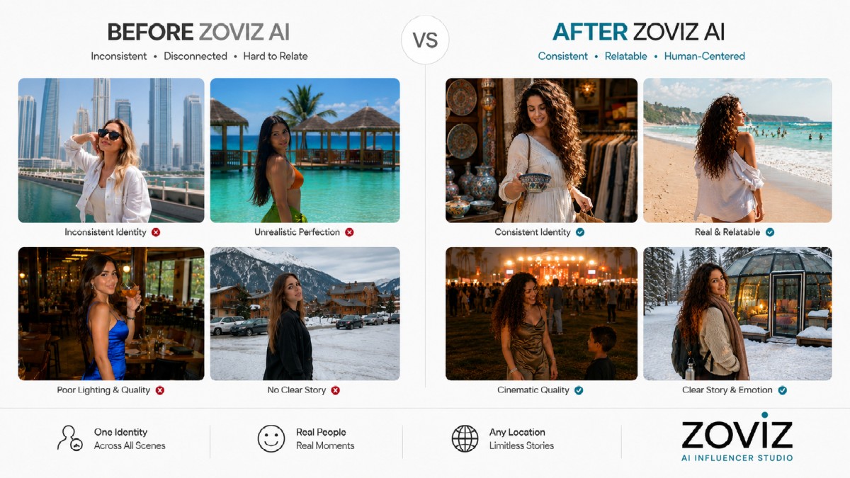 What Zoviz Changed with AI Influencer Studio