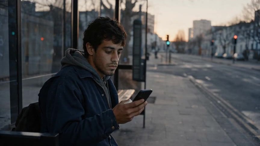 Shot 04: waiting for a bus that will never come