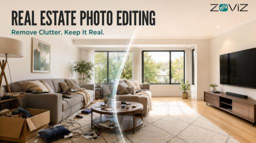 Real Estate Photo Editing: Removing Clutter Without Making It Look Fake