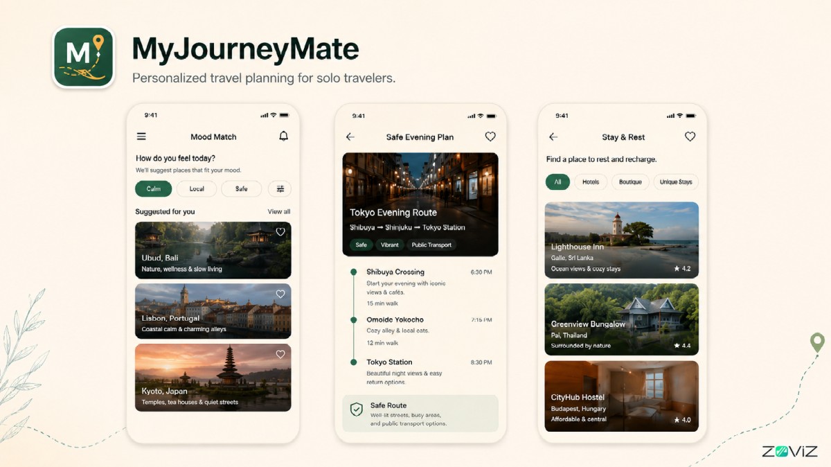 MyJourneyMate Brand made with Zoviz