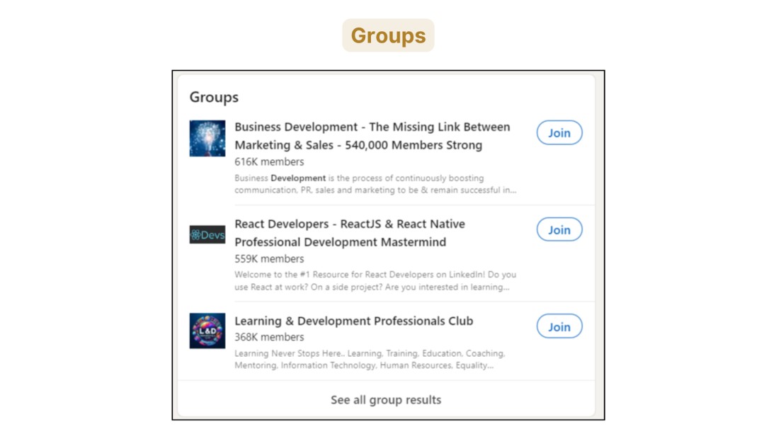 Joining Relevant LinkedIn Groups