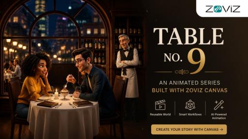 How We Animated Table No. 9 with Zoviz Canvas