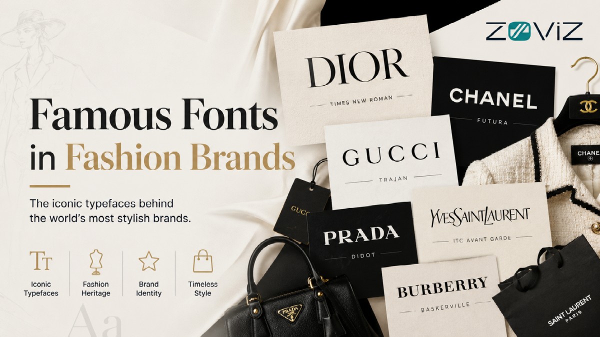 9 Most Famous Fonts in Fashion Brands (And Why They Work)