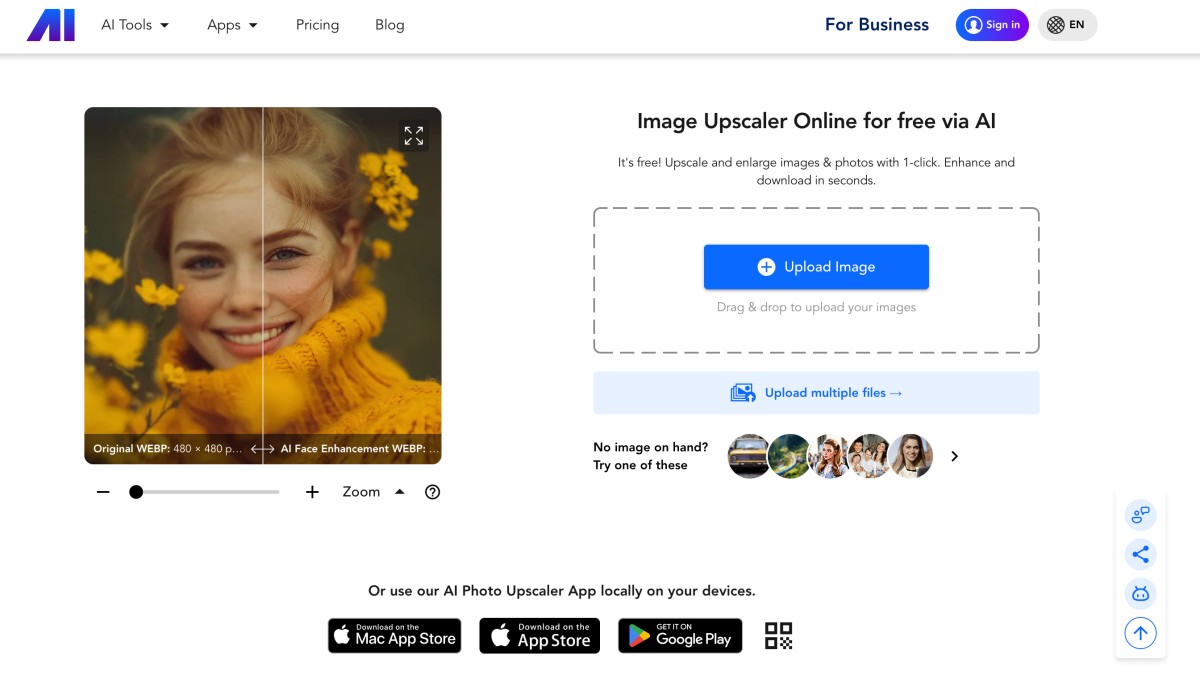 Nero AI Image Upscaler