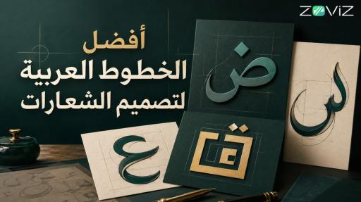 أفضل الخطوط العربية لتصميم الشعارات
