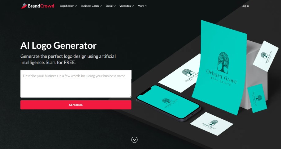 ai powered logo maker Brandcrowd