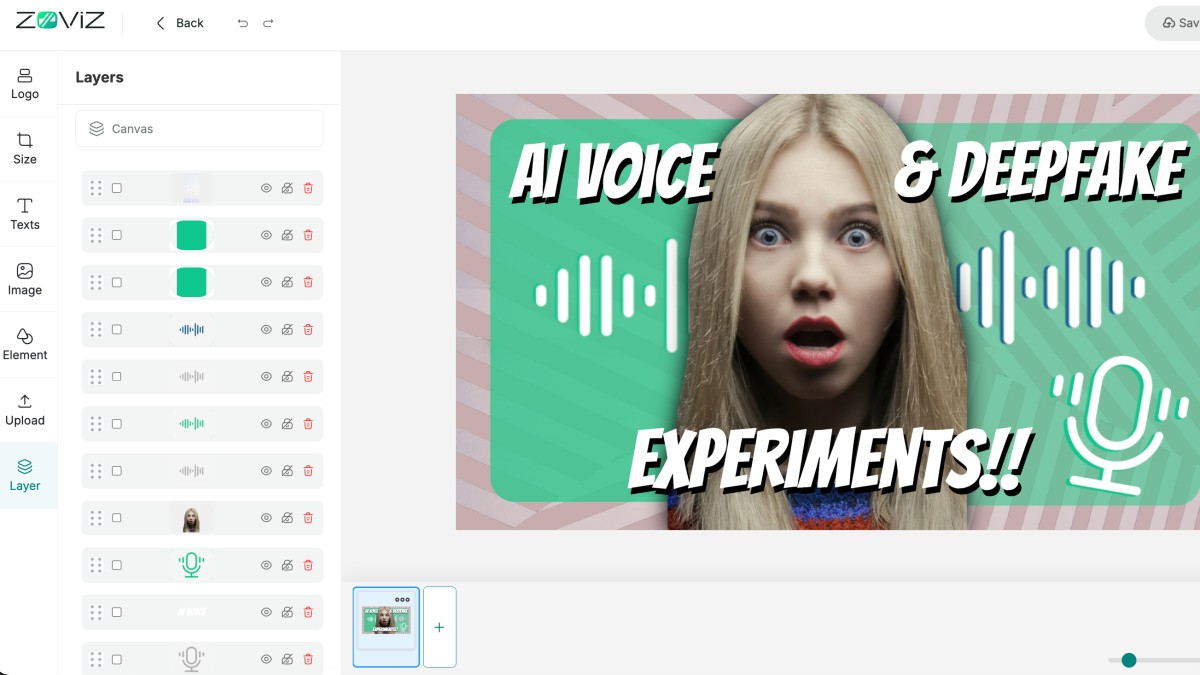 Before exporting, check the layers