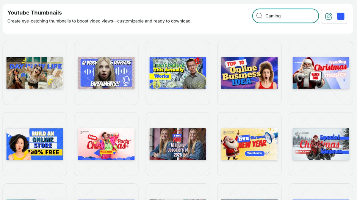 Zoviz Youtube Thumbnail Templates