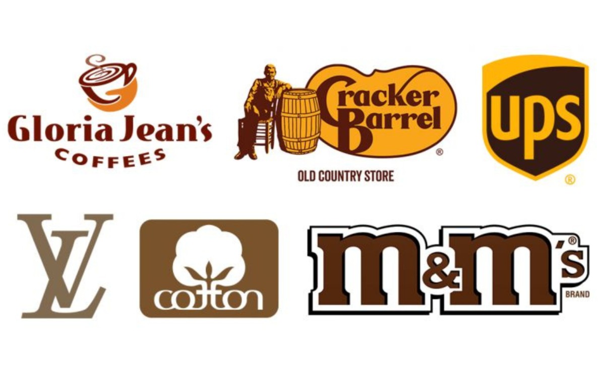 brown logos