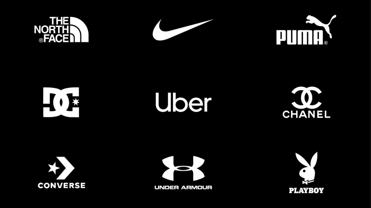 White color business logos