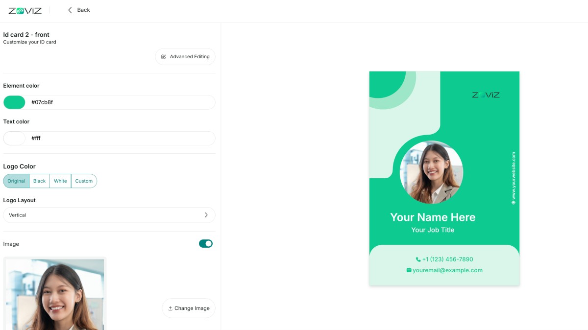 Step 4 - ID Card edit