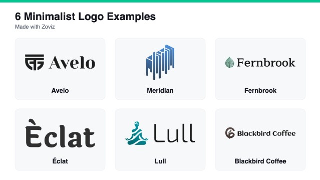 6 Minimalist Logo Examples Made with Zoviz