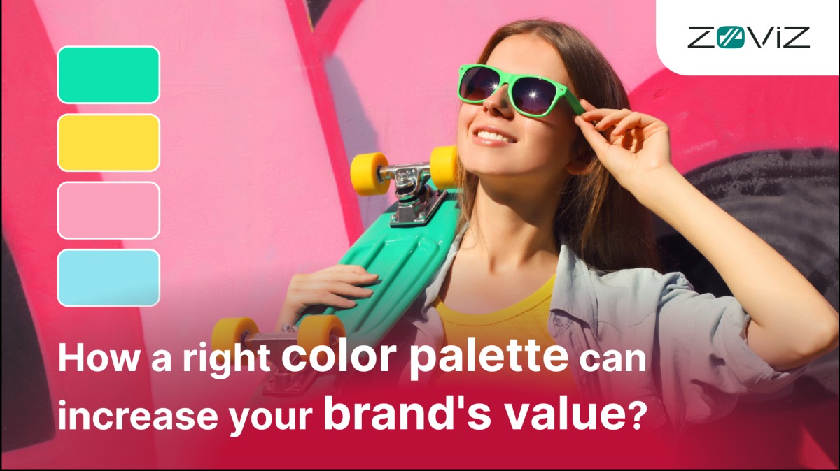 How do color palettes contribute to a brand's public perception?