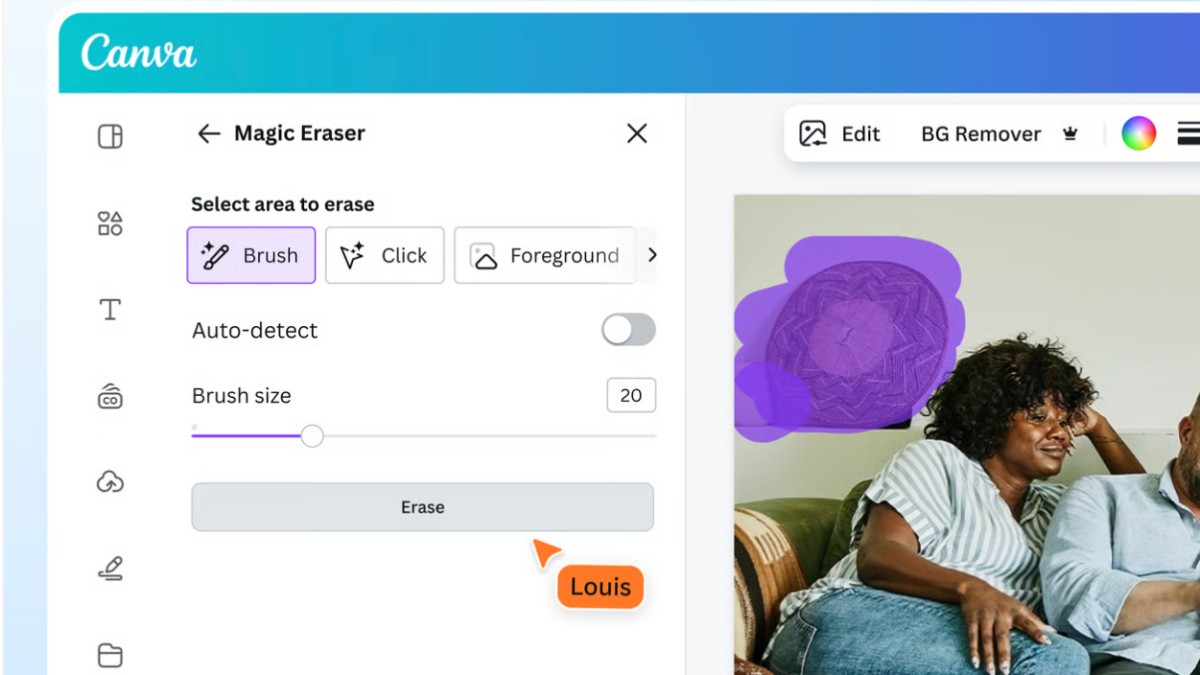 Canva Magic Eraser