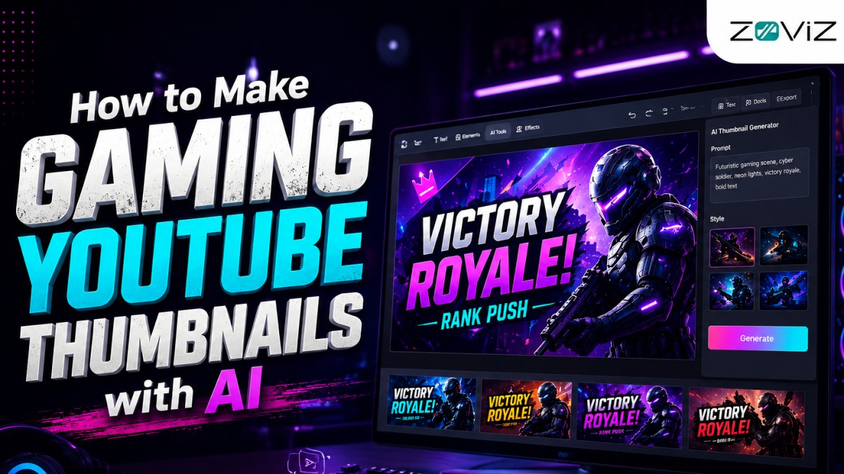 How to Make Gaming YouTube Thumbnails with AI
