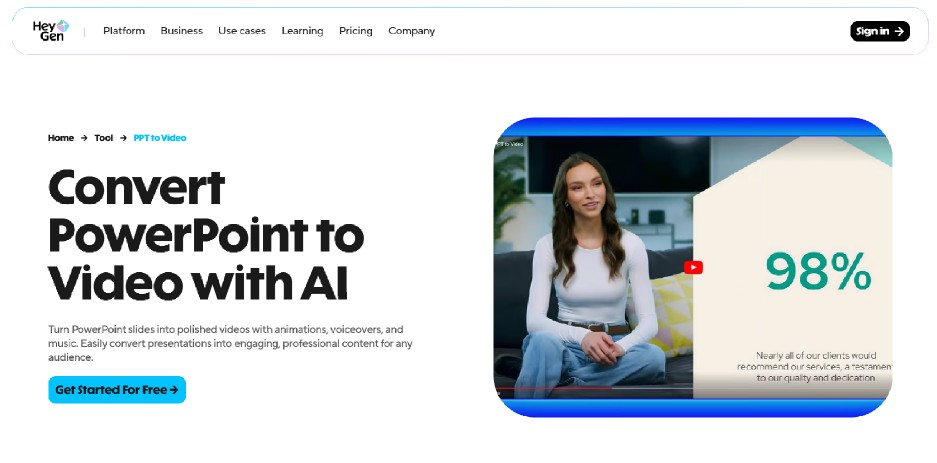 powerpoint to video maker