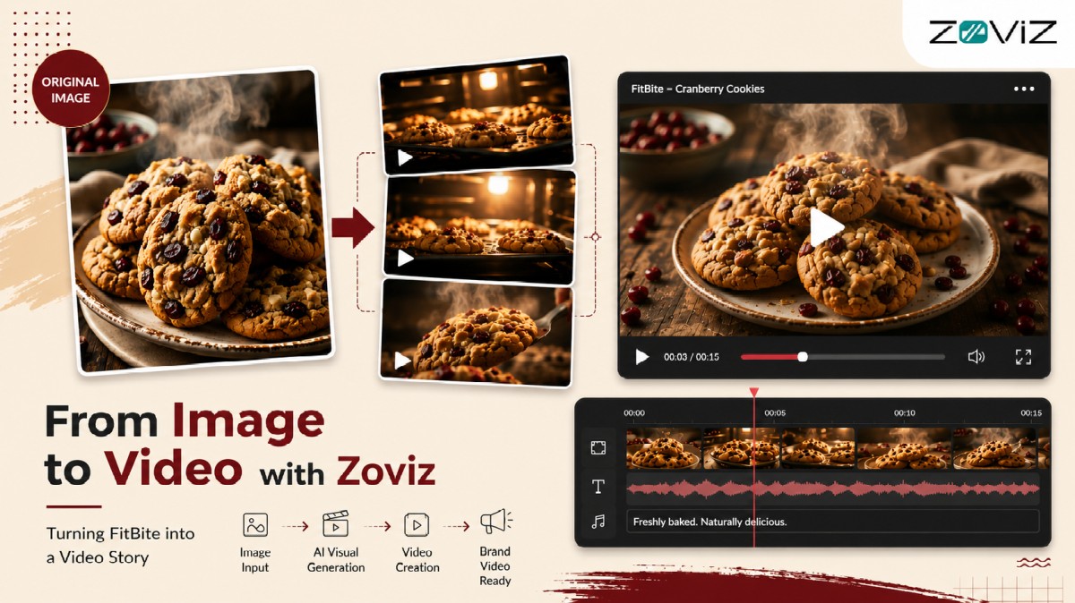 How FitBite Made a Food Promo Video with AI (No Studio, No Crew)