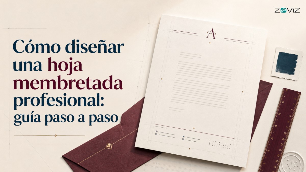 Cómo diseñar una hoja membretada profesional: guía paso a paso