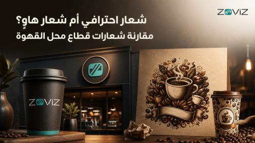 شعار احترافي أم شعار هاوٍ؟ مقارنة شعارات قطاع محل القهوة