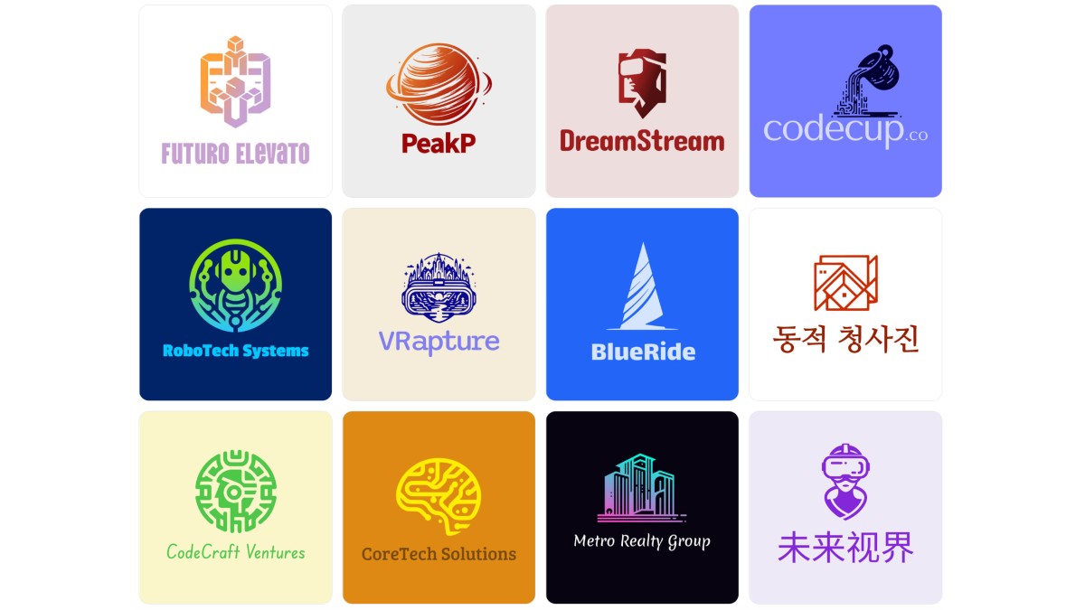 Futuristic Logos on Zoviz