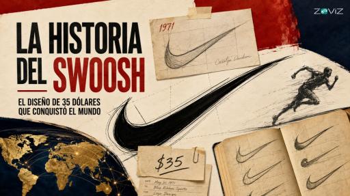 La historia del logo de Nike: el Swoosh de 35 dólares que conquistó el mundo
