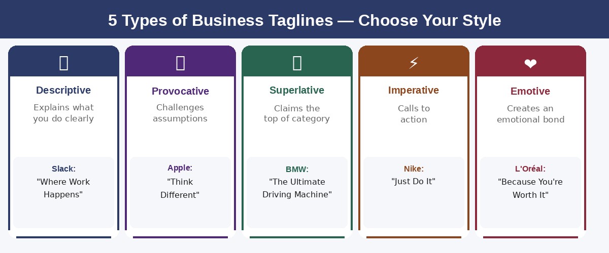 Tagline Types