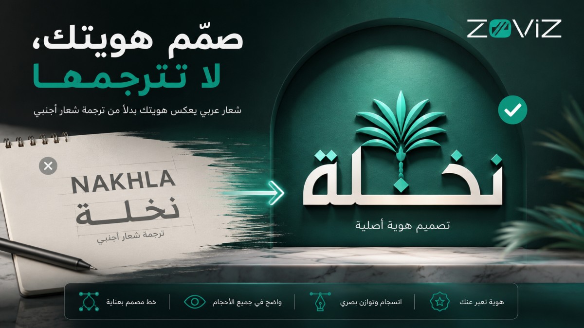 تصميم شعار بالخط العربي: دليلك الكامل لهوية أصيلة