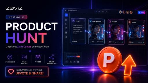Zoviz Canvas Is Live on Product Hunt!