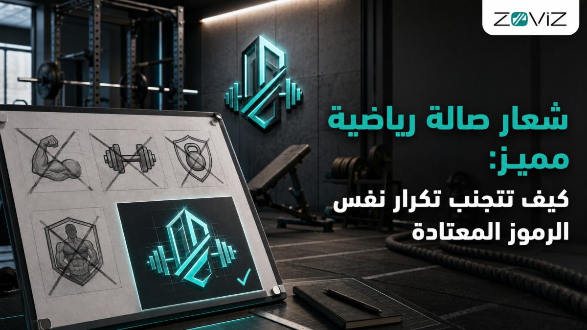 شعار صالة رياضية مميز: كيف تتجنب تكرار نفس الرموز المعتادة