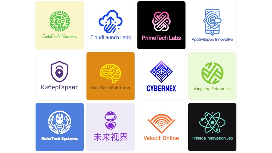 Professional Tech Logos