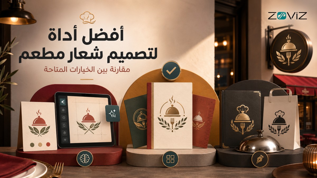 أفضل أداة لتصميم شعار مطعم: مقارنة بين الخيارات المتاحة