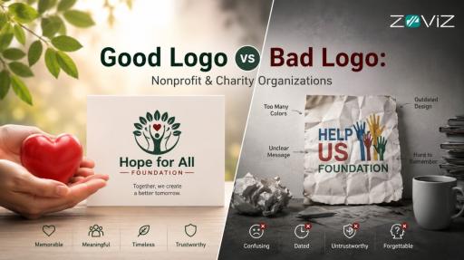 Good Logo vs Bad Logo: Nonprofit & Charity Organizations