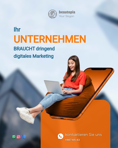 Instagram-Beitragsvorlage Werbung