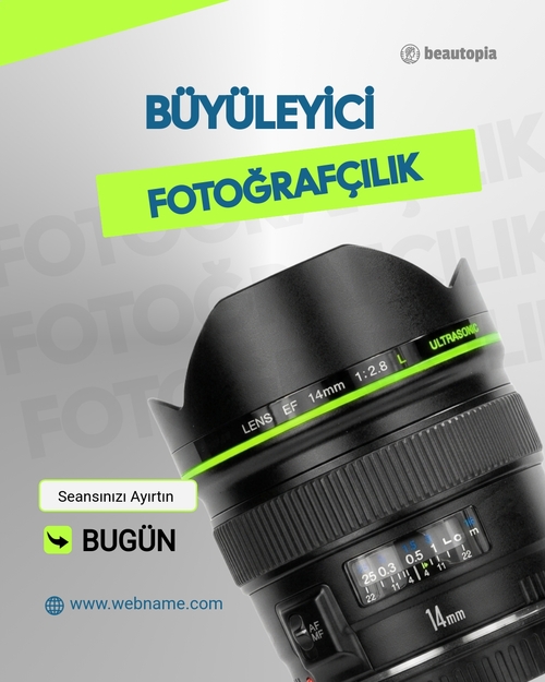 Fotoğrafçılık Instagram gönderi şablonu