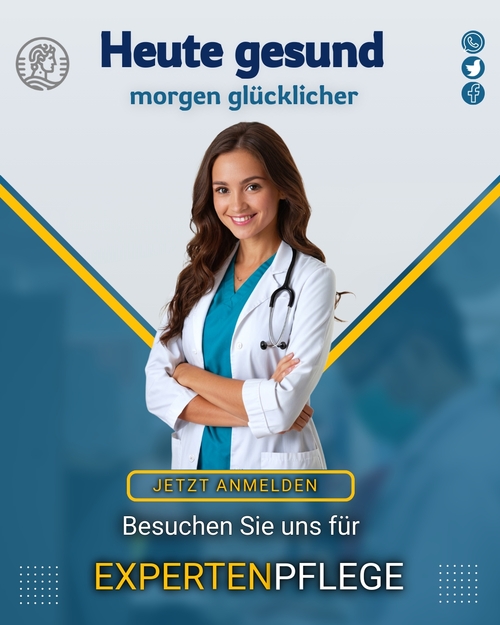 Instagram-Beitragsvorlage Medizinisch