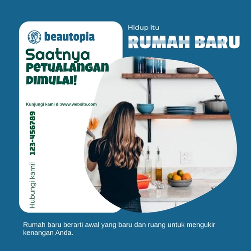 Template postingan Instagram Agen properti