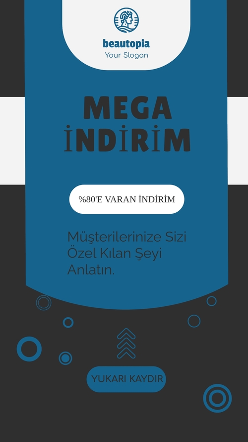 Influencer Instagram hikaye şablonu