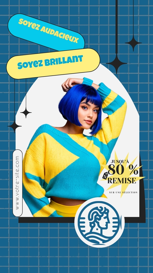 Modèle de story Instagram commerce électronique