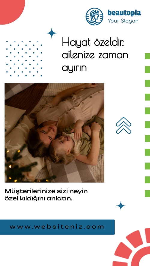Influencer Instagram hikaye şablonu